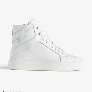 Zadig & Voltaire Women's White High Flash High-Top Platform Sneakers